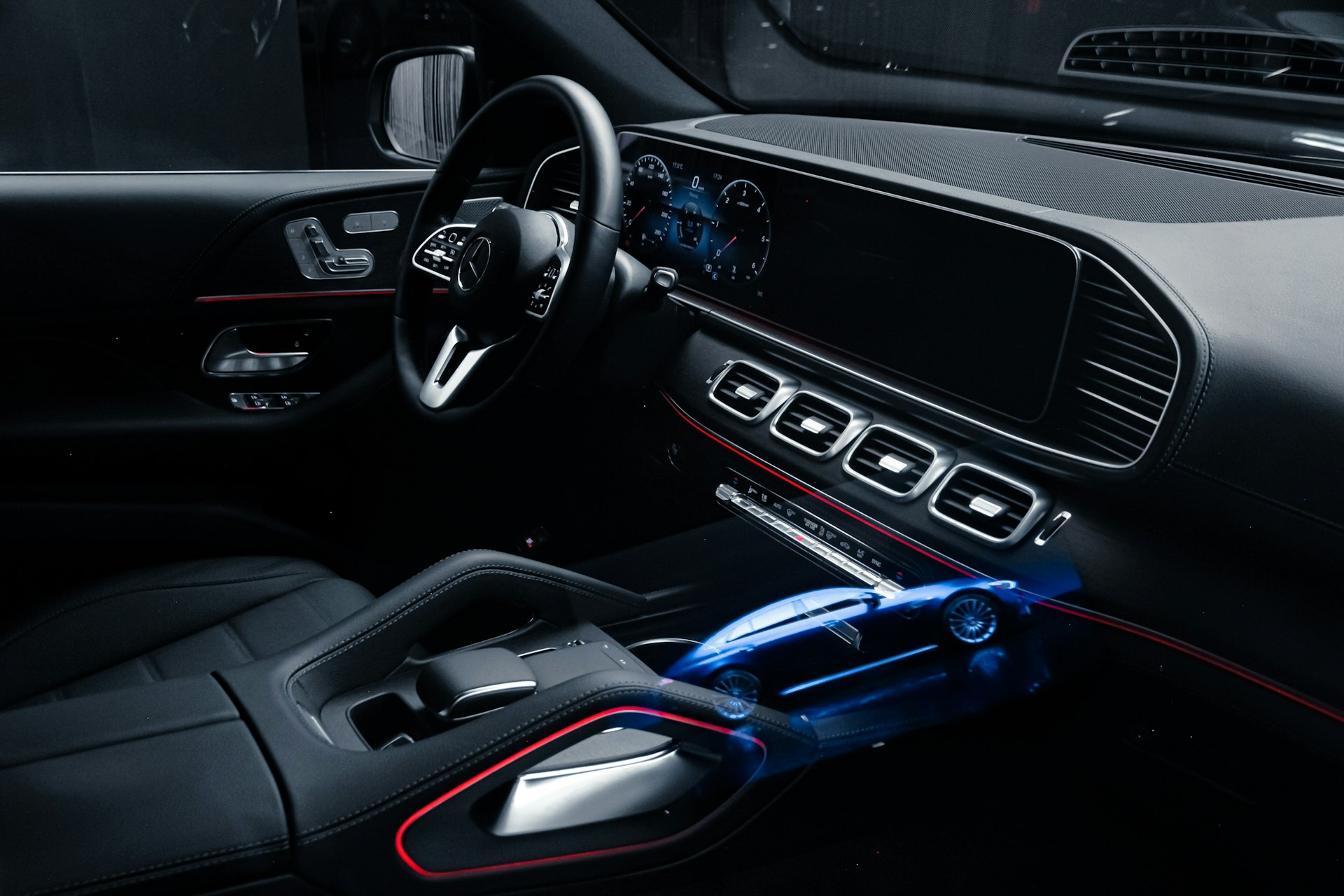 interior de vehículo limpieza